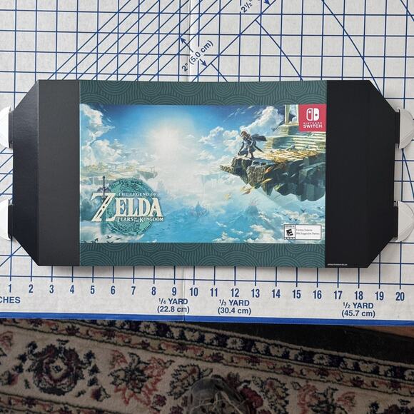 RARE Zelda TOTK Cardboard Promo Sign Retail Store Display - Tear of the Kingdom - Picture 1 of 1